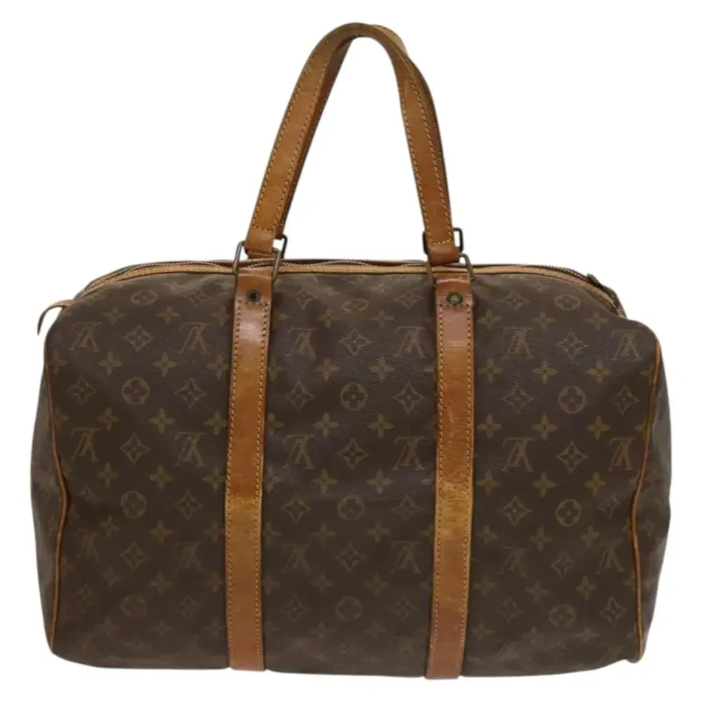 LOUIS VUITTON Monogram Sac Spool 45 Boston Bag M41624